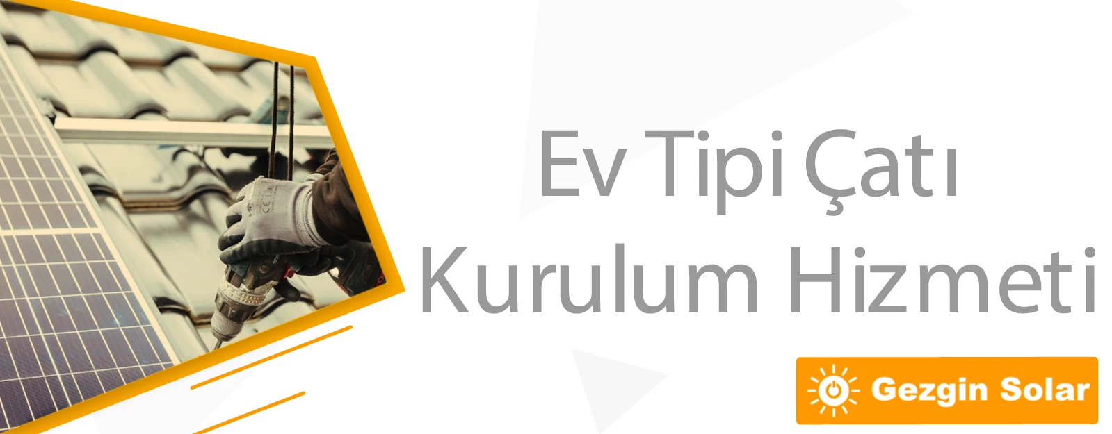 Ev Tipi Çatı Kurulumu Gezgin Solar Enerji